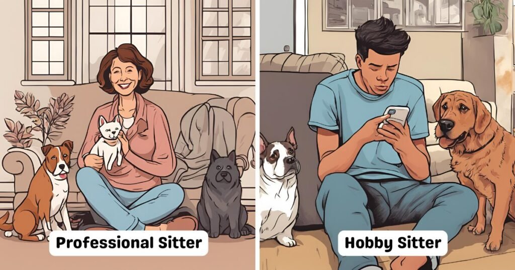 Professional Pet Sitter vs Hobby Sitter